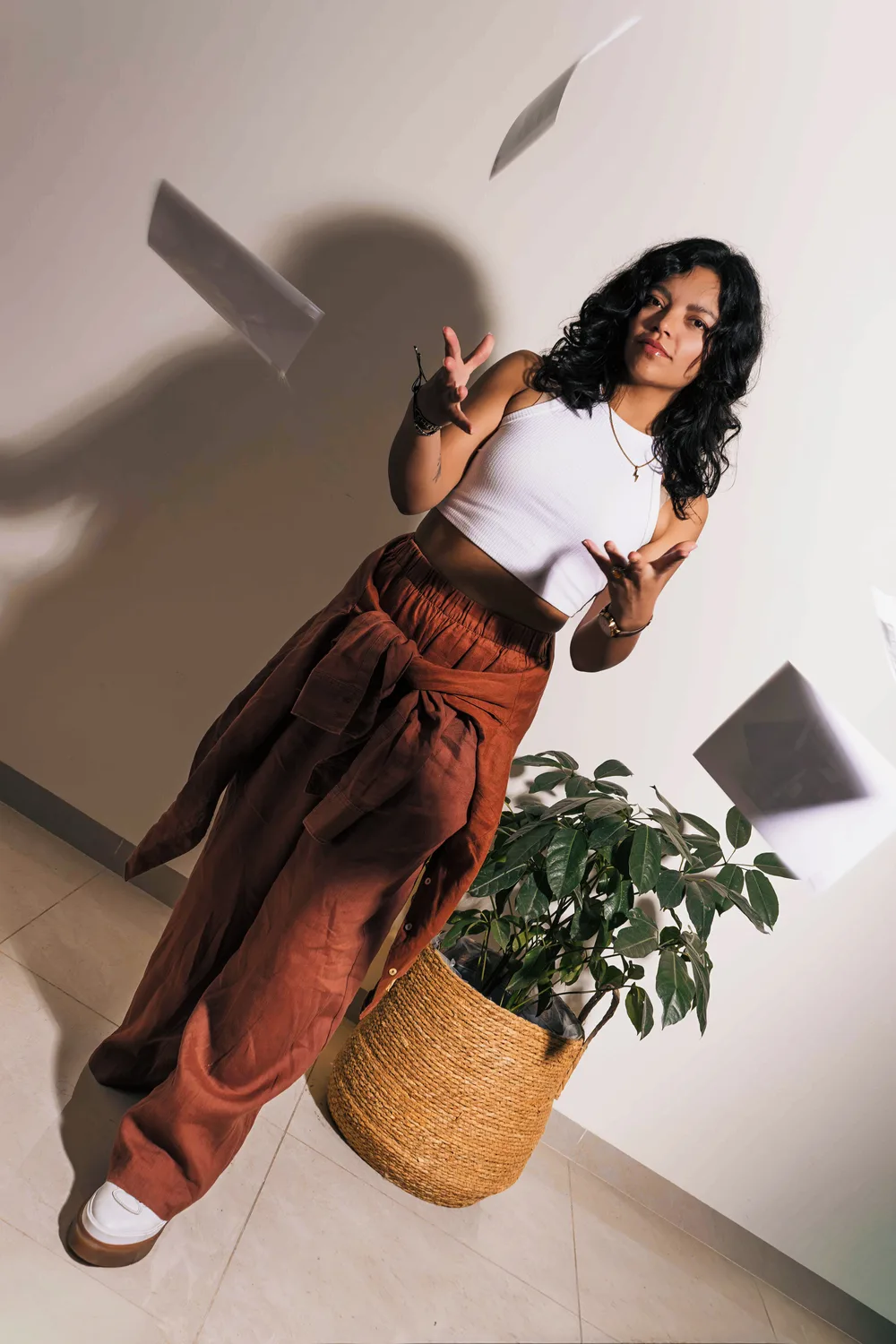 Arq. Lucero Peña en su estudio